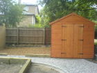 Shed and play area